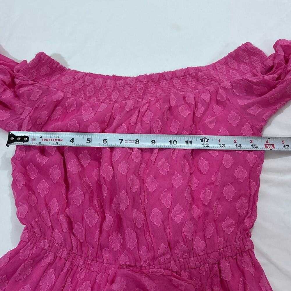 NWT Lilly Pulitzer Small Off the Shoulder Rochelle Romper Beachy Embroidered - Picture 8 of 9